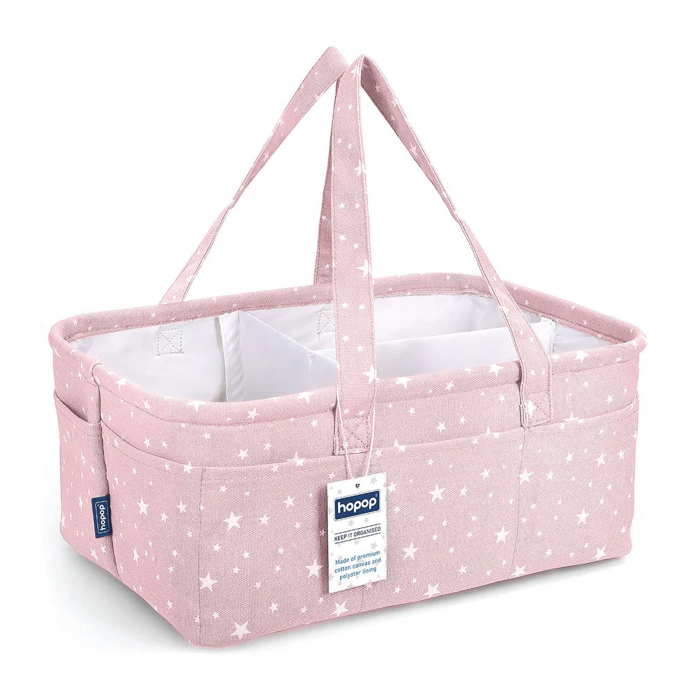 Hopop Baby Diaper Caddy Organiser - Pink
