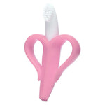 Hopop Easy Grip Banana Silicone Teether - Pink