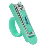 Hopop Nail Clipper Cutter with Finger Grip - Green