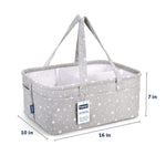 Hopop Baby Diaper Caddy Organiser - Grey