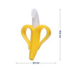 Hopop Easy Grip Banana Silicone Teether - Yellow