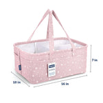 Hopop Baby Diaper Caddy Organiser - Pink
