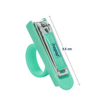 Hopop Nail Clipper Cutter with Finger Grip - Green