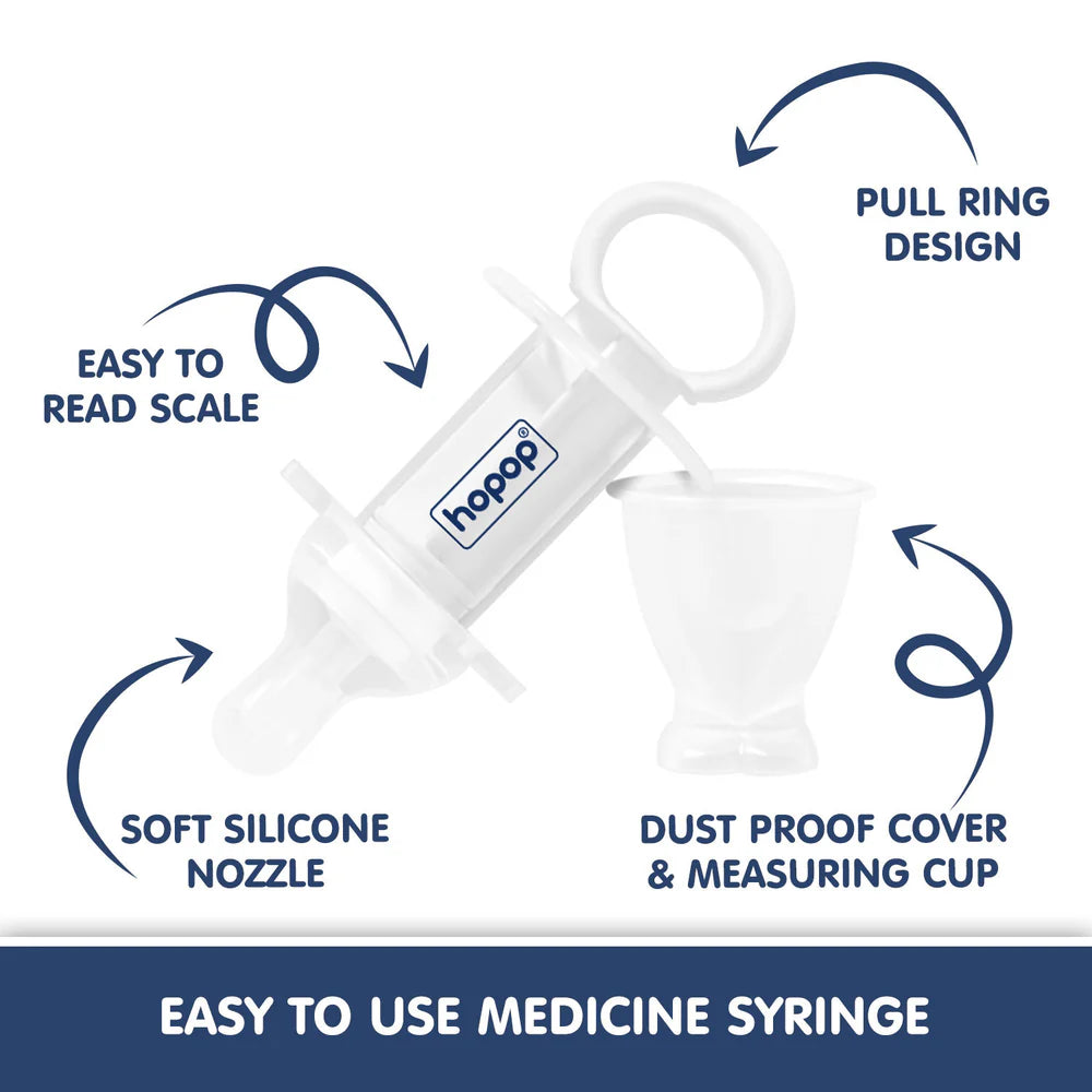 Hopop Multipurpose Baby Medical Dispenser/Feeding Syringe