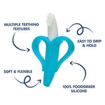 Hopop Easy Grip Banana Silicone Teether - Blue