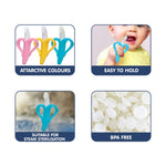 Hopop Easy Grip Banana Silicone Teether - Pink