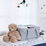 Hopop Baby Diaper Caddy Organiser - Grey