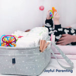 Hopop Baby Diaper Caddy Organiser - Grey