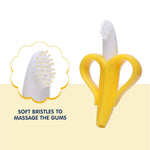 Hopop Easy Grip Banana Silicone Teether - Yellow