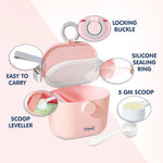 Hopop Milk Powder & Multi-Purpose Food Container - Pink