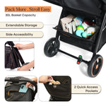 Loopie Hop Baby Stroller - Black Charcoal