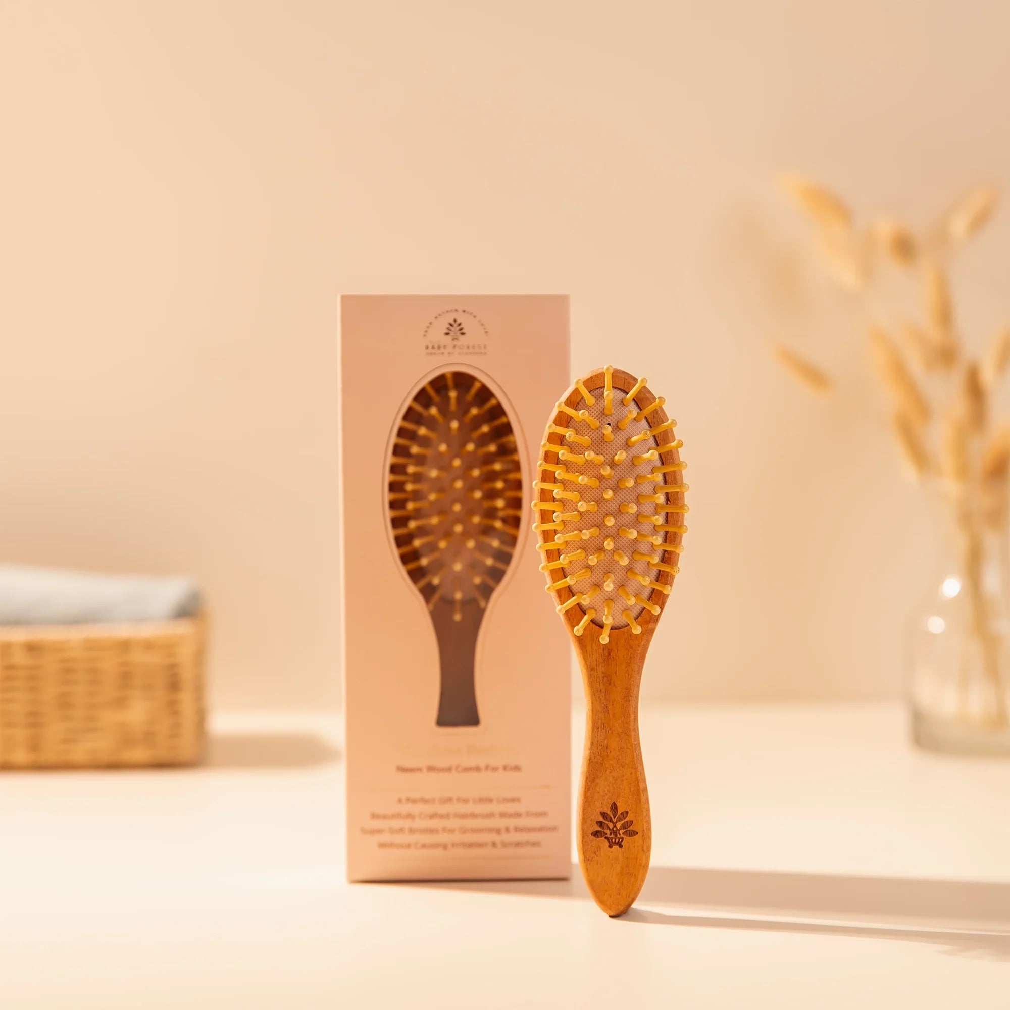 Baby Forest Sunehere Resham Neem Wood Comb for Kids