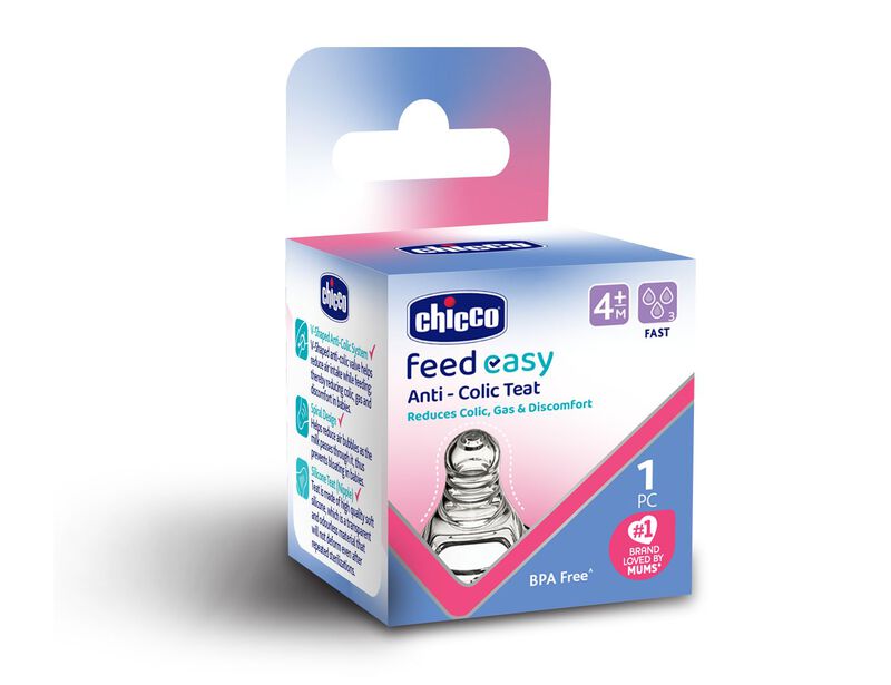 Chicco Feed Easy Teat (4m+, Fast) (1 Pc)