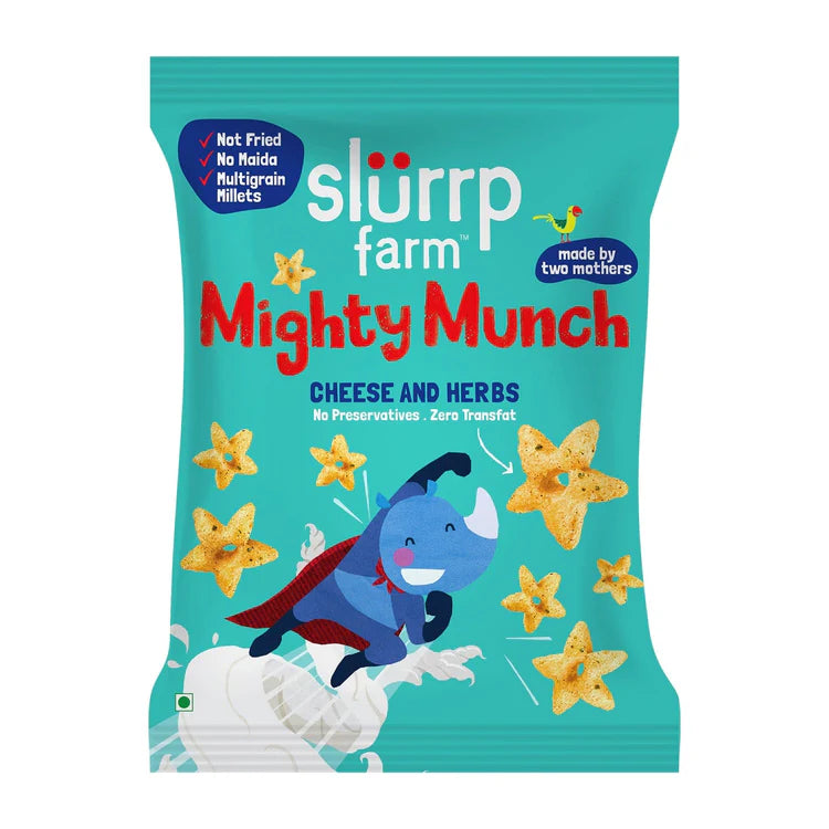 Slurrp farm Mighty Munch - Cheese & Herbs
