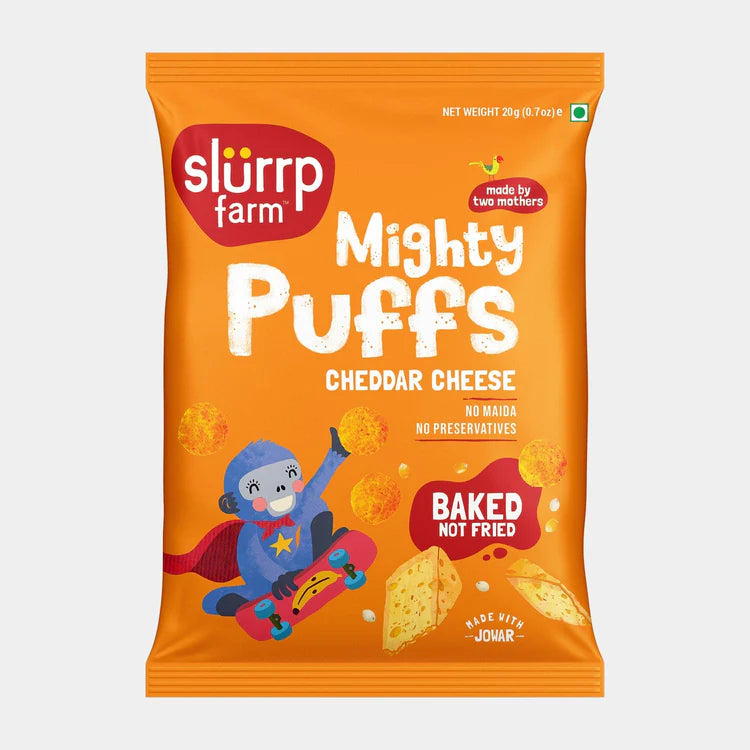 Slurrp farm Mighty Puff - Cheddar Cheese