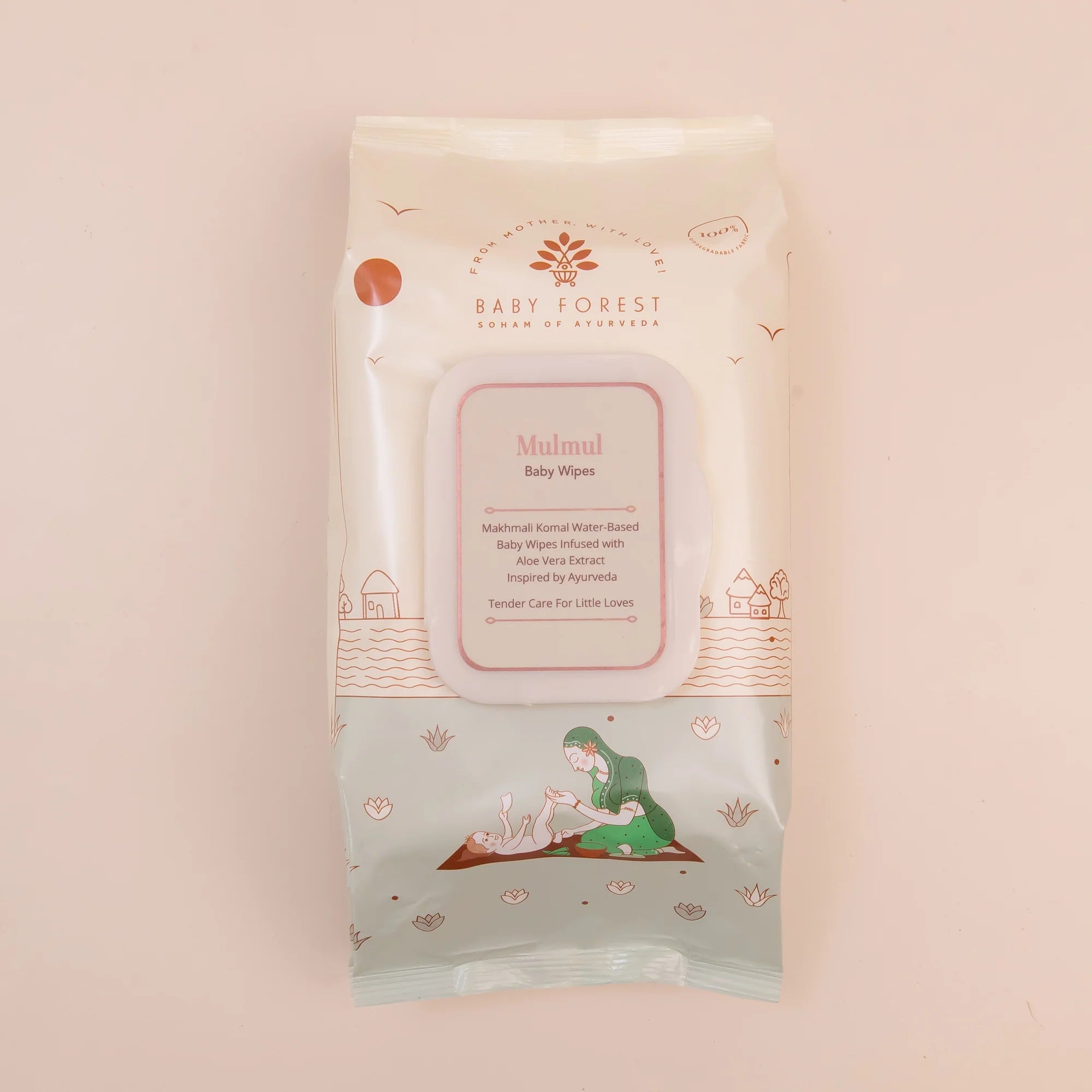 Baby Forest Mulmul Baby Wipes -72pcs