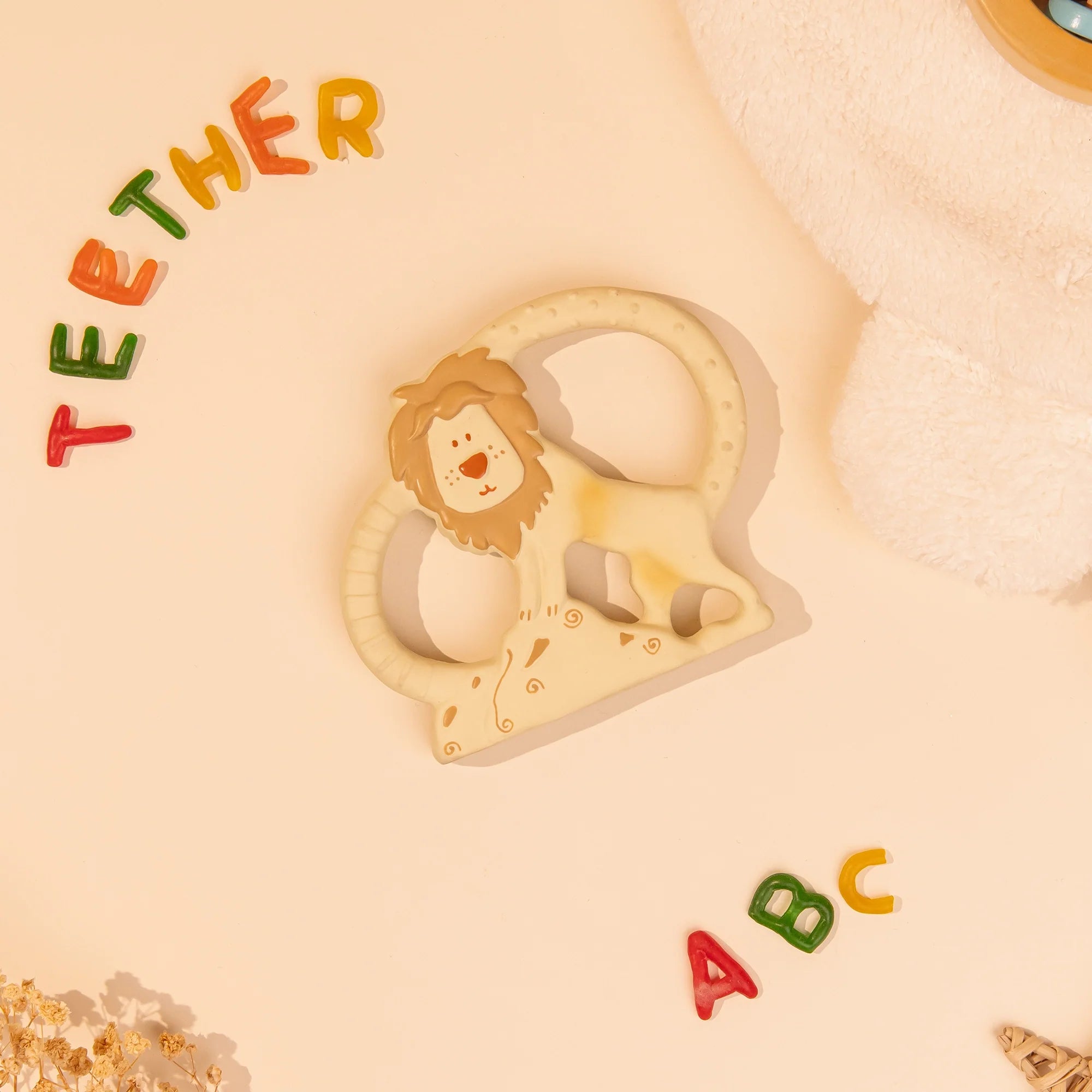 Baby Forest Natkhat Sher Natural Rubber Baby Teether