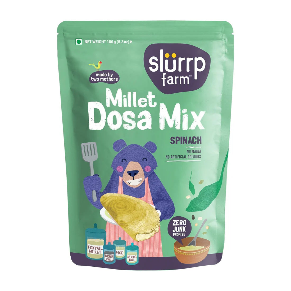 Slurrp farm Spinach Multigrain Millet Dosa Mix