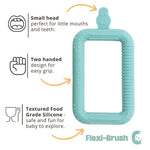 Cheeky Chompers Flexi-Brush - Baby's Starter Toothbrush 2 Pack
