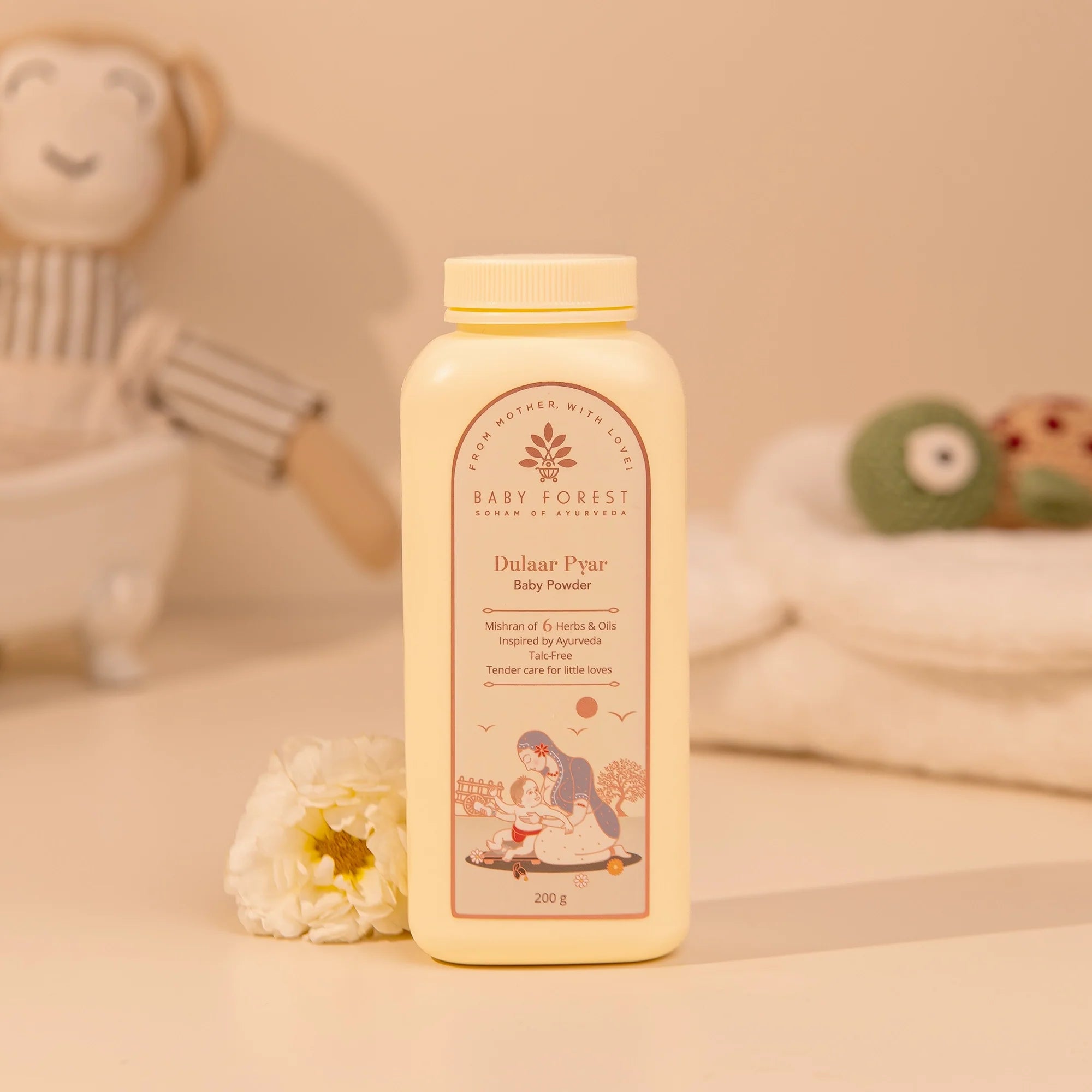 Baby Forest Dulaar Pyar Talc-Free Baby Powder - 200gm