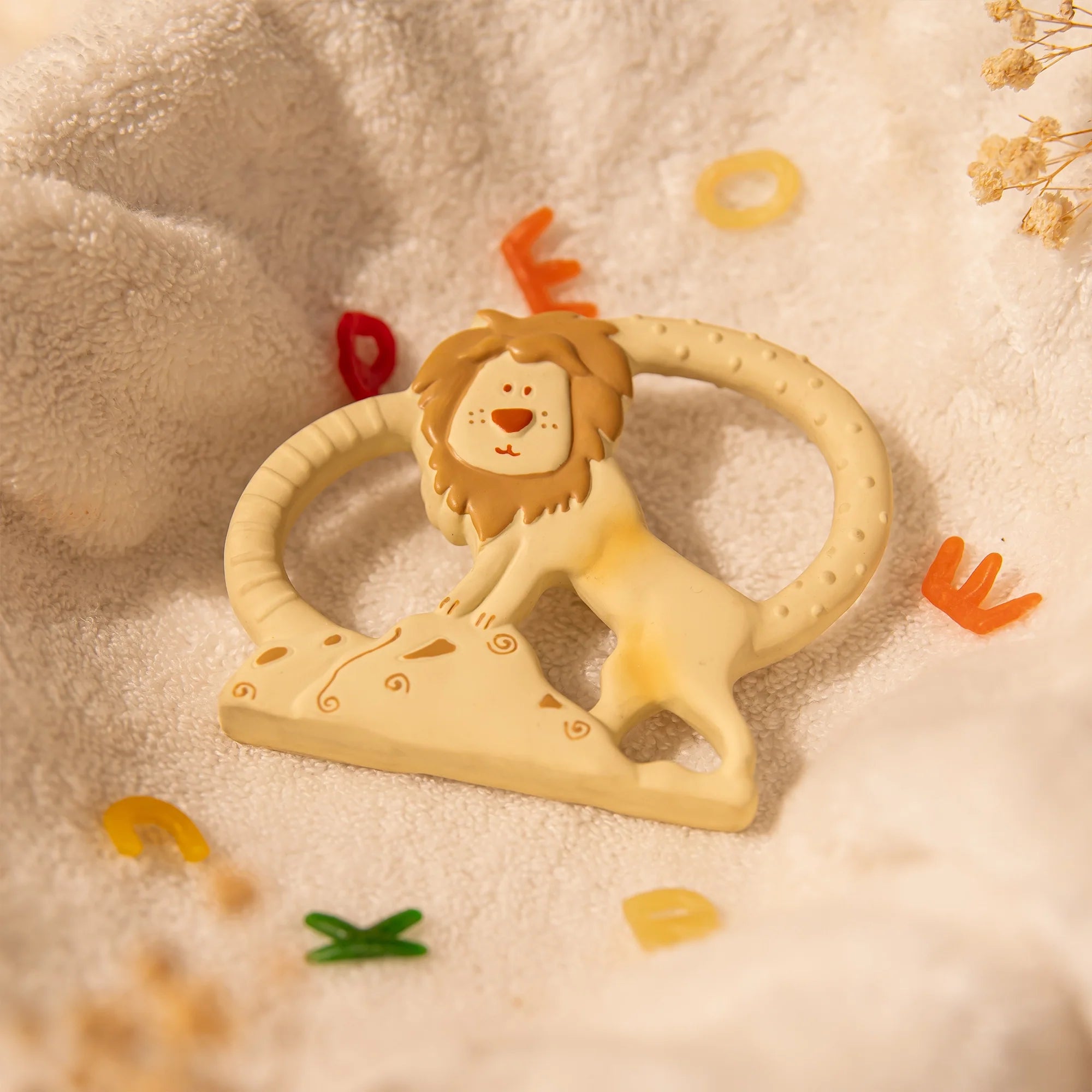 Baby Forest Natkhat Sher Natural Rubber Baby Teether