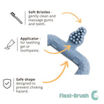Cheeky Chompers Flexi-Brush - Baby's Starter Toothbrush 2 Pack