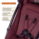 Loopie Hop Baby Stroller - Maroon Mulberry