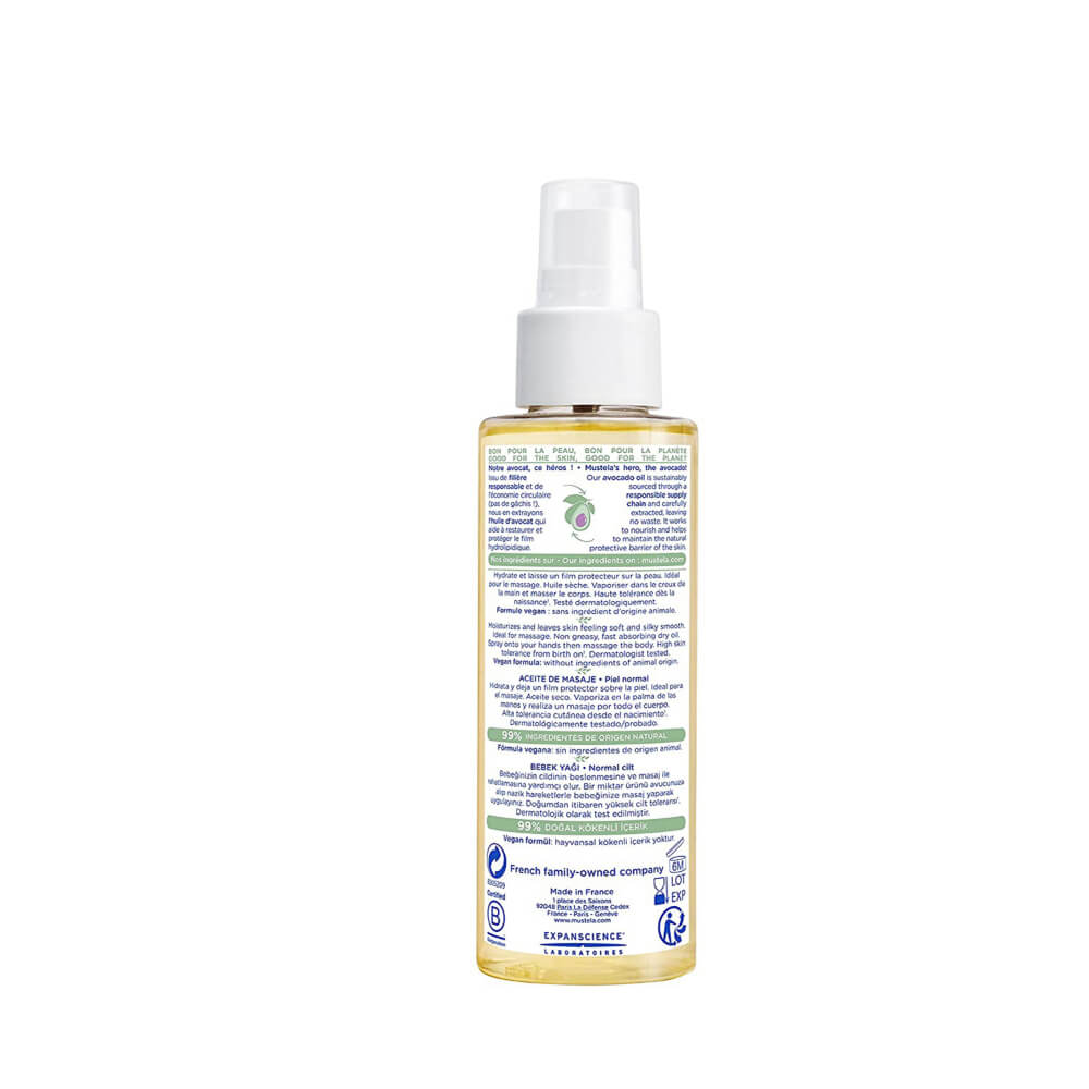Mustela Baby Massage Oil - 100ml