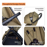Loopie Hop Baby Stroller - Olive Fern