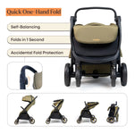 Loopie Hop Baby Stroller - Olive Fern