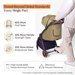 Loopie Hop Baby Stroller - Olive Fern