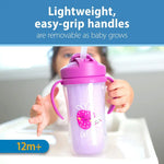 Dr. Brown’s Milestones Insulated Straw Cup, 1-Pack - Pink