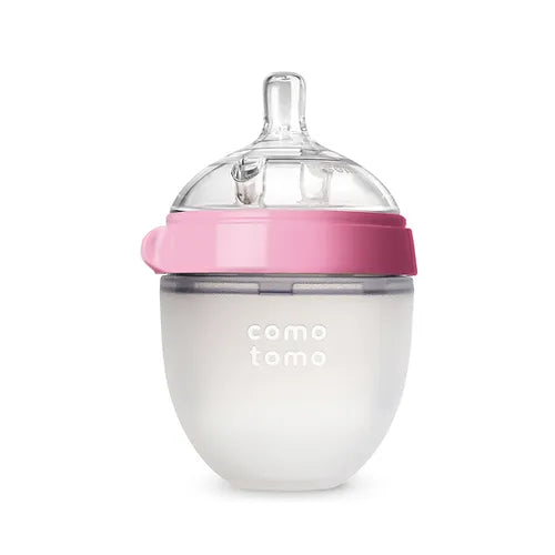 Comotomo Silicone Baby Bottle - 150ml (Pink)