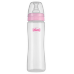 Chicco Feed Easy Feeding Bottle (250ml, Medium Flow) (Pink)
