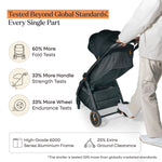 Loopie Hop Baby Stroller - Black Charcoal