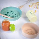 Sophie La Girafe Silicone meal set