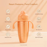 Baby Forest Tiny Tamba Pure Copper Sipper for Kids - Soft Silicone Teat - 500ml