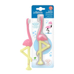 Dr. Brown's Toddler Toothbrush - Pink Flamingo