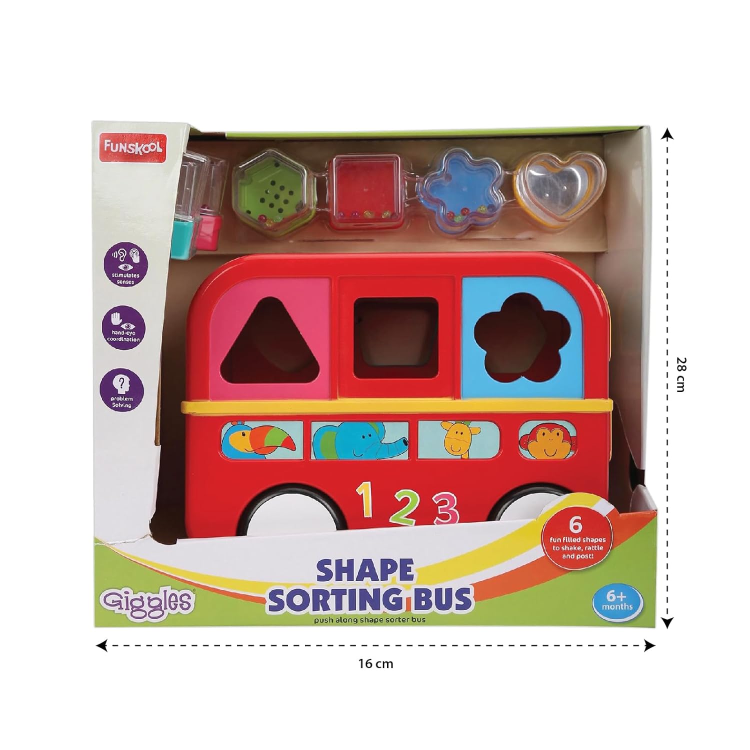 Funskool Giggles Shape Sorting Bus
