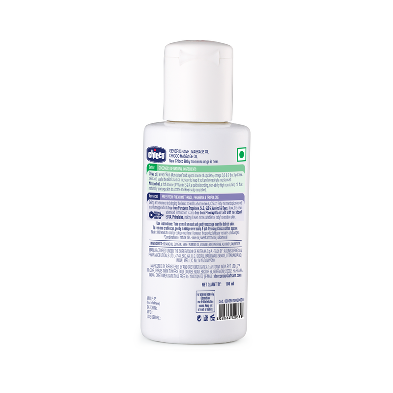 Chicco Baby Massage Oil (100ml)