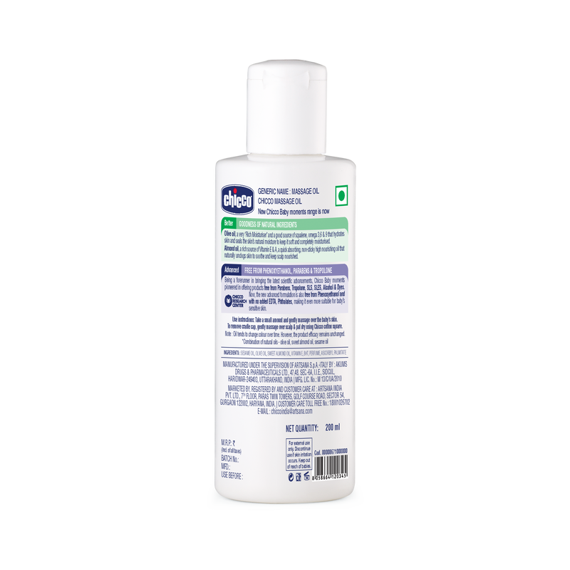 Chicco Baby Massage Oil (200ml)