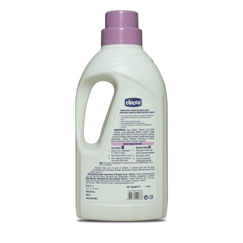 Chicco Baby Laundry Detergent - Delicate Flowers - 1L