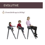 Chicco Crescendo Up High Chair (Black Re_Lux)