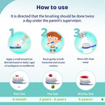 Chicco Tooth Paste Apple Banana No Fluoride - 6M to 6Y - 50g