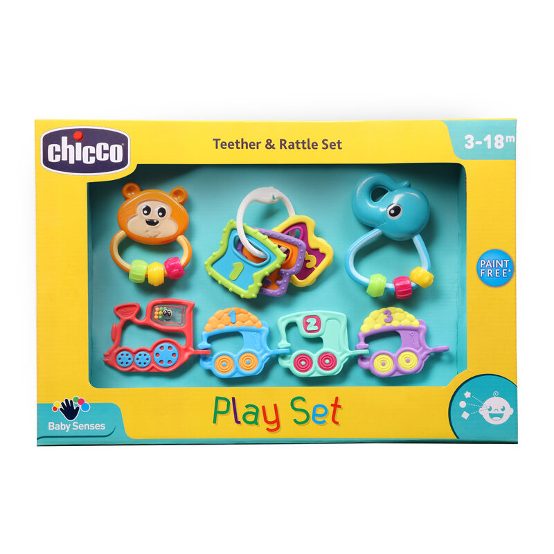 Chicco Chicco Play Set Rattles - 4 Pcs
