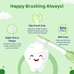 Chicco Toothbrush - Green - 6M to 36M