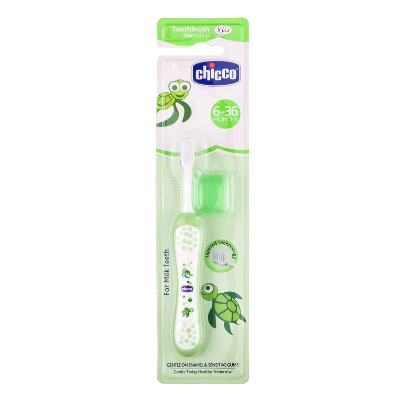 Chicco Toothbrush - Green - 6M to 36M