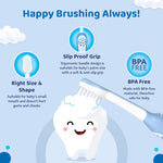 Chicco Toothbrush - Blue - 6M to 36M