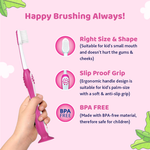 Chicco Toothbrush - Pink - 3Y to 8Y