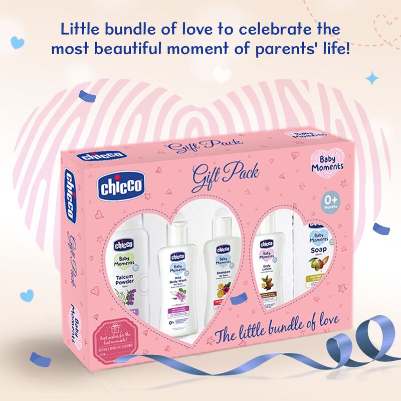 Chicco Baby Essential Gift Set (Pink)